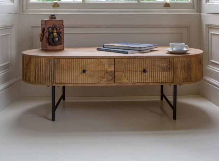 The Fluted Ridged Coffee Table