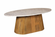 The Fluted Ridged Round Coffee Table