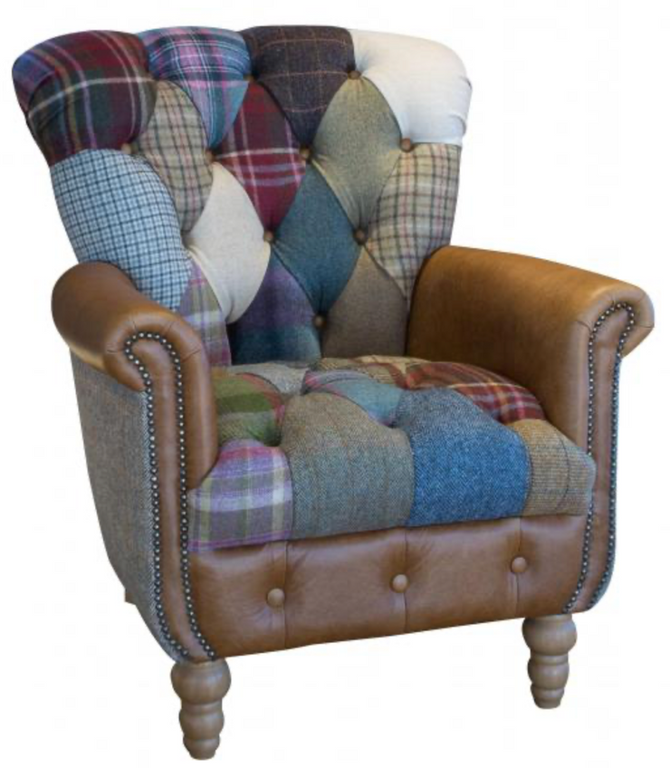 Gotham Harlequin Patchwork Armchair