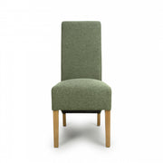 Krista Roll Back Dining Chair in Green