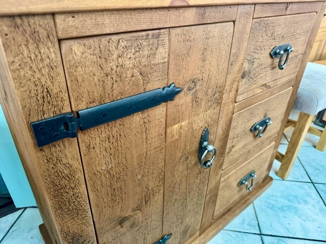 Clearance Waxed Storage Sideboard