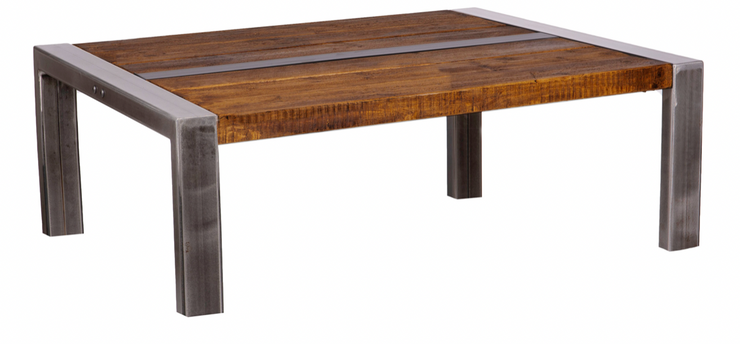 Raw Lacquered Industrial Coffee Table