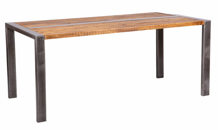 Burnished Industrial Dining Table