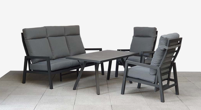 Kimmie High Back Sofa Dining Set