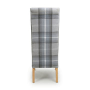 Karta Dining Chair in Check Grey