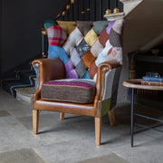 Kensington Patchwork Wing Chair