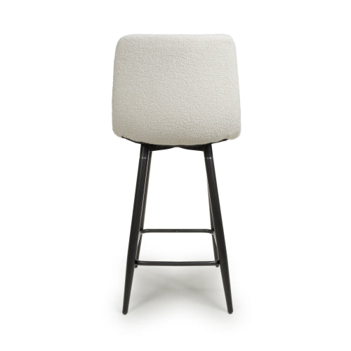 Lichfield Bar Stool in Boucle Cream