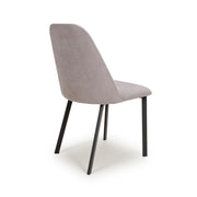 Linden Dining Chair in Grey Linen