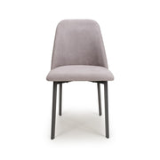 Linden Dining Chair in Grey Linen