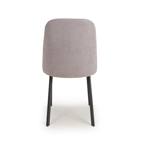 Linden Dining Chair in Grey Linen