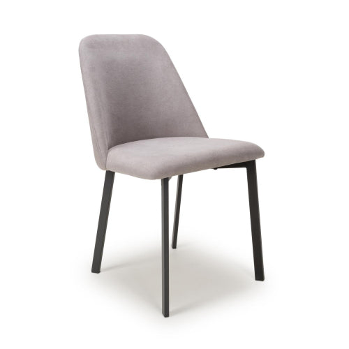 Linden Dining Chair in Grey Linen