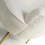 Lucia Tub Chair in Vanilla White