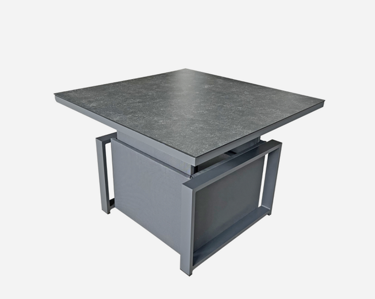 Madrid Gas Lift Table in Grey