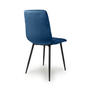 Madison Dining Chair in Blue Velvet