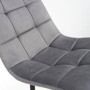 Madison Dining Chair in Grey Velvet