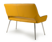 Mako 2-Seater Sofa in Yellow Leather