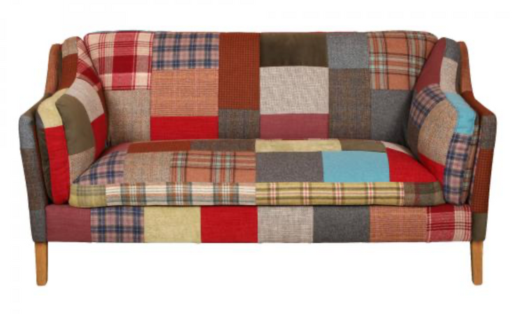 Malone 3-Seater Patchwork Sofa