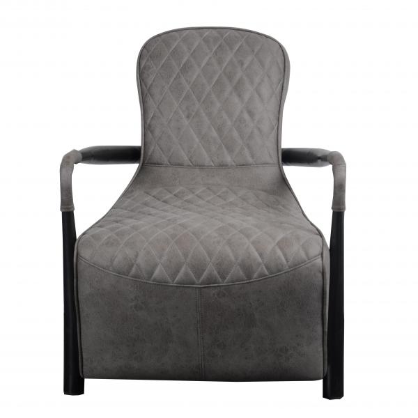 Maverick Retro Snug Armchair in Milan Steel