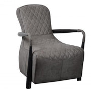 Maverick Retro Snug Armchair in Milan Steel