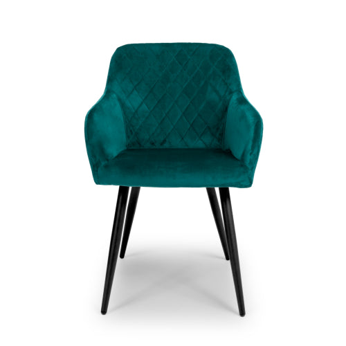 Marina Dining Chair in Mint Velvet