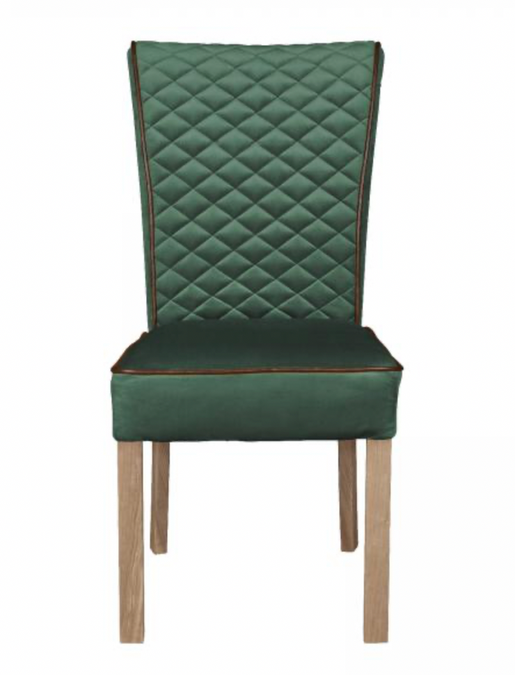 Marino Dining Chair in Olive Velvet