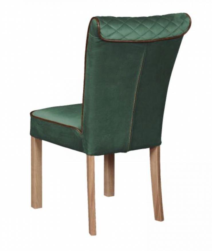 Marino Dining Chair in Olive Velvet