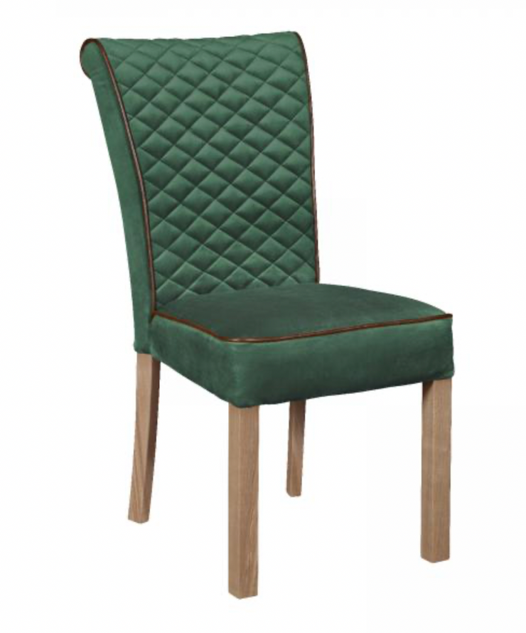 Marino Dining Chair in Olive Velvet