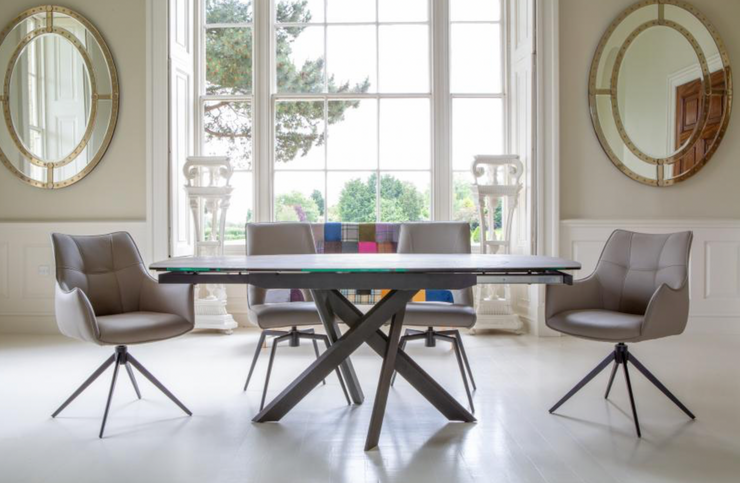 Milan Oval Extending Dining Table