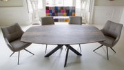 Milan Oval Extending Dining Table