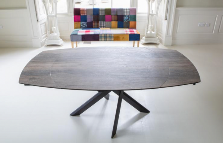 Milan Oval Extending Dining Table