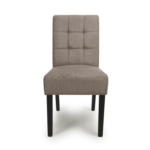 Moseley Dining Chair in Brown Tweed