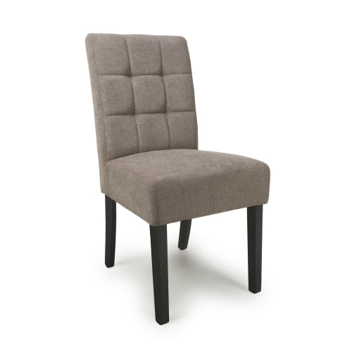 Moseley Dining Chair in Brown Tweed