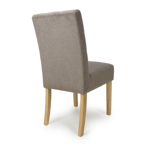 Moseley Dining Chair in Brown Tweed