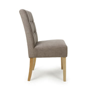 Moseley Dining Chair in Brown Tweed