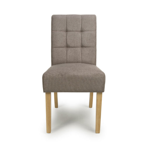 Moseley Dining Chair in Brown Tweed