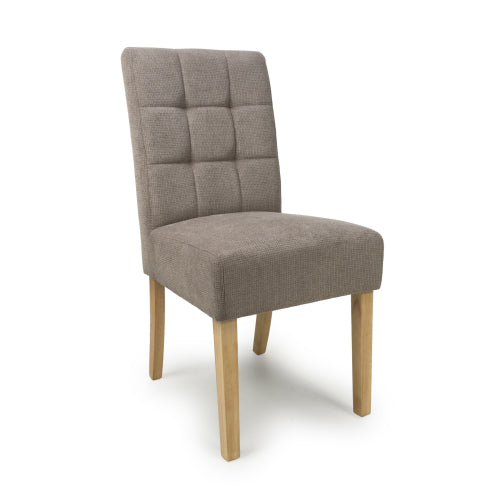 Moseley Dining Chair in Brown Tweed