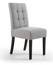Moseley Dining Chair in Steel Grey Tweed