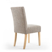 Moseley Dining Chair in Oatmeal Tweed