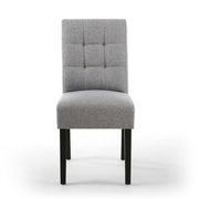 Moseley Dining Chair in Silver Grey Tweed