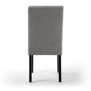 Moseley Dining Chair in Silver Grey Tweed