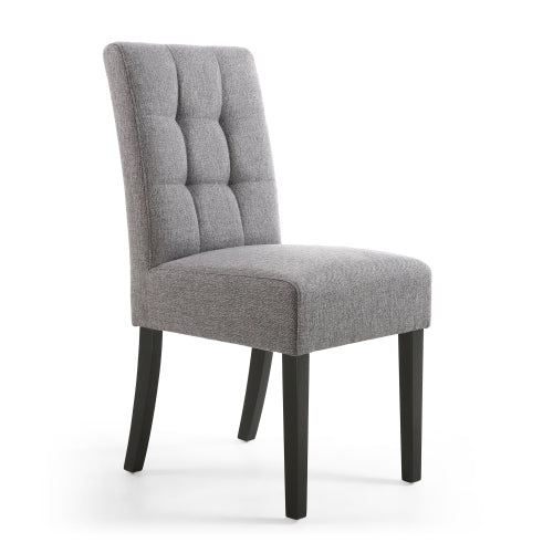 Moseley Dining Chair in Steel Grey Tweed