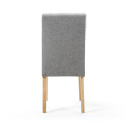 Moseley Dining Chair in Silver Grey Tweed