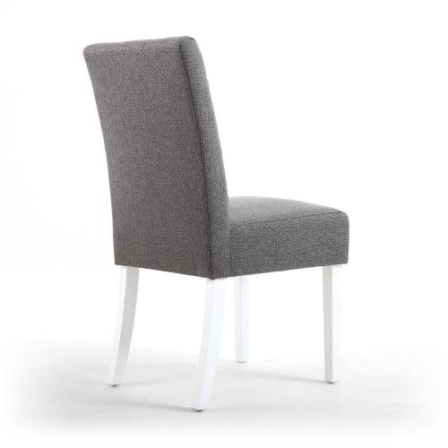 Moseley Dining Chair in Steel Grey Tweed