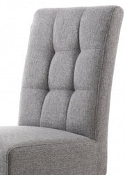 Moseley Dining Chair in Steel Grey Tweed