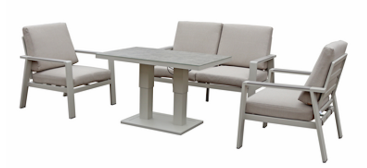 Neptune 4-Seater Sofa Set with Gaslift Table