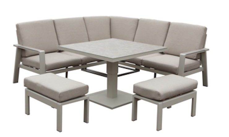 Neptune Corner Sofa Dining Set with Gaslift Table