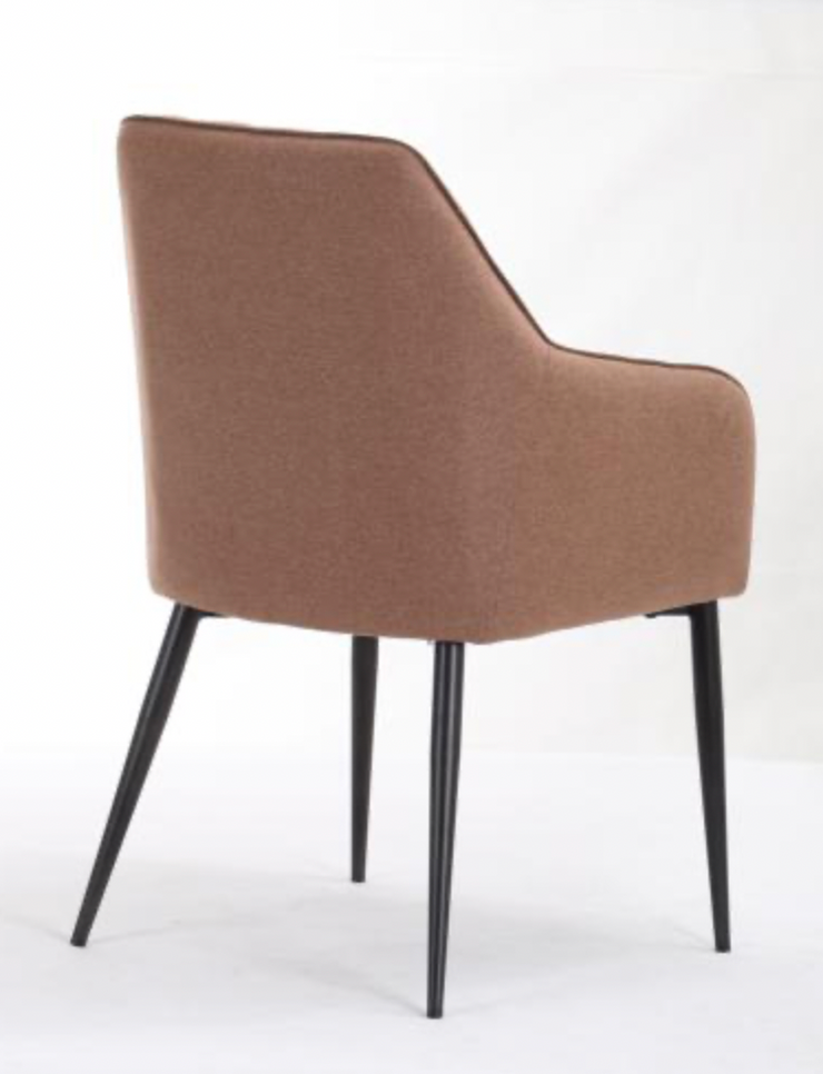 Oliver Dining Chair in Tawny Cotton