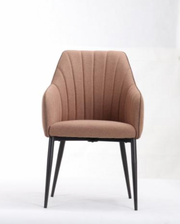 Oliver Dining Chair in Tawny Cotton