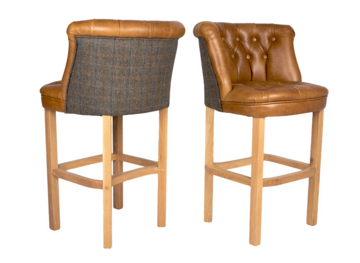 Parker Barstool in Brown Cerrato with Uist Night