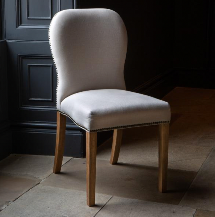 Pavilion Dining Chair in Natural Linen